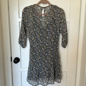A&F floral mini dress M